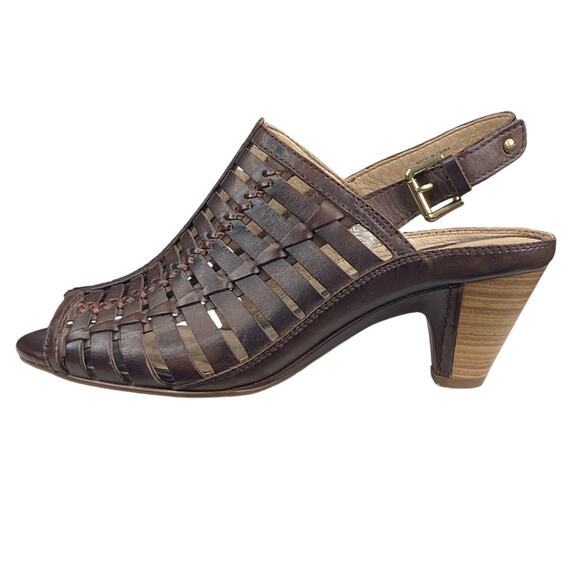 Pikolinos Women's Java Brown Gladiator Slingback Sandal Size US 7.5/8 - Picture 3 of 13